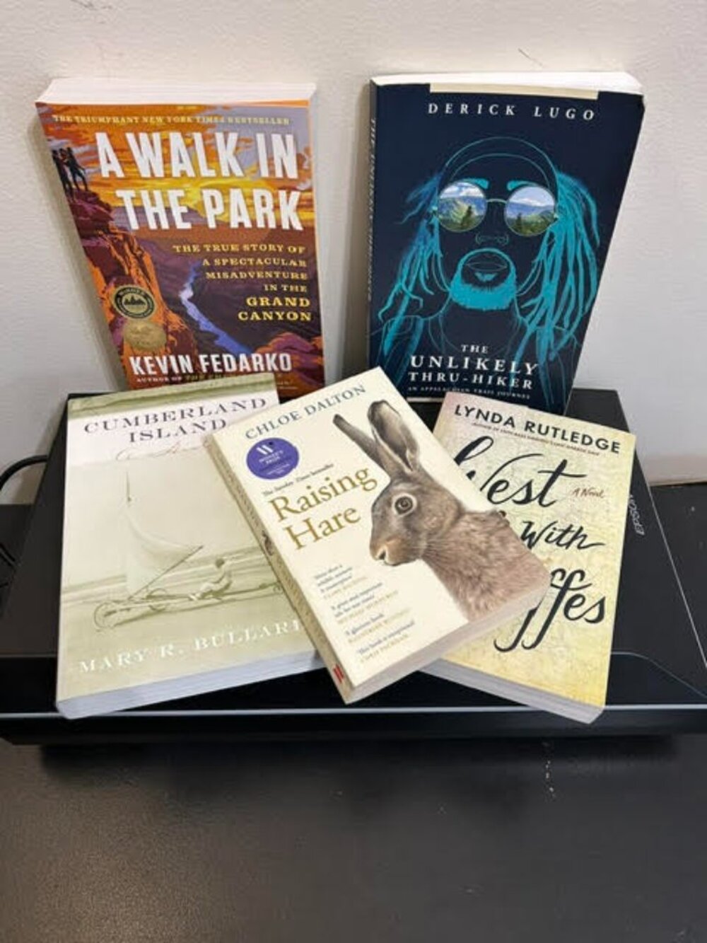 Nature & Adventure Paperback Book Bundle West with Giraffes 5 Books